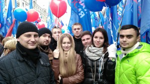Молодежная палата района Орехово-Борисово Северное 4 ноября приняла участие в праздничном шествии