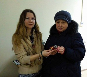 Фотоаппарат в дар преподнесли одной из участниц проекта