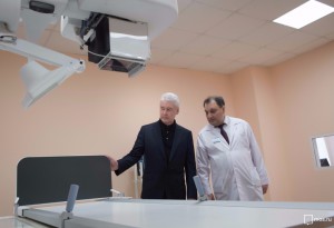 Собянин открыл новую поликлинику  в Некрасовке Собянин открыл новую поликлинику в Некрасовке