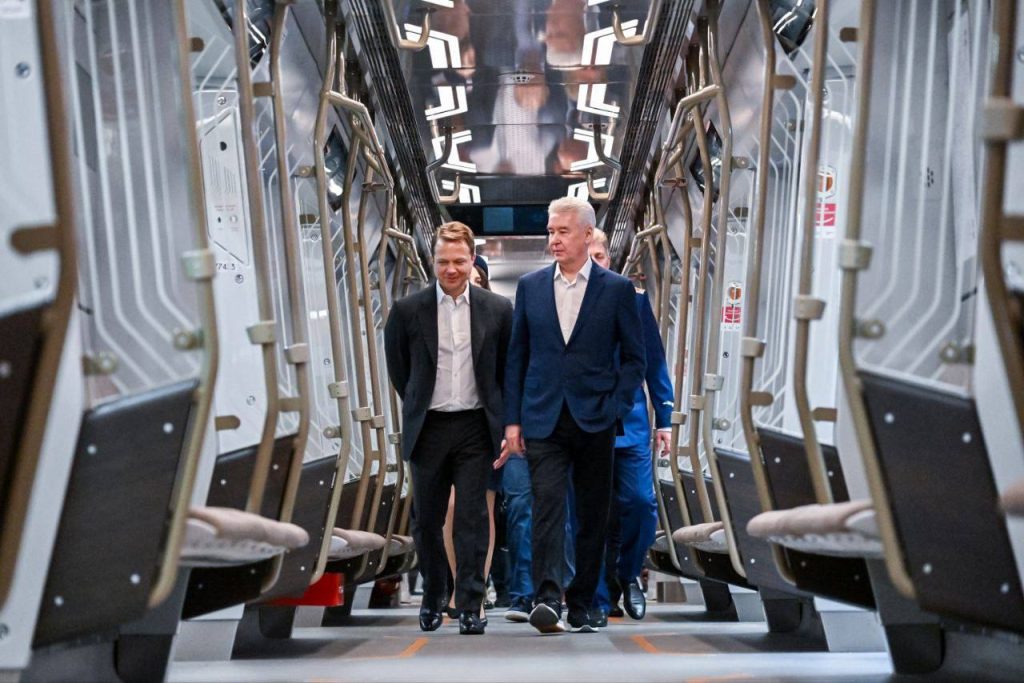 Собянин открыл электродепо «Южное» Замоскворецкой линии метро. Фото: Telegram-канал мэра Москвы Сергея Собянина