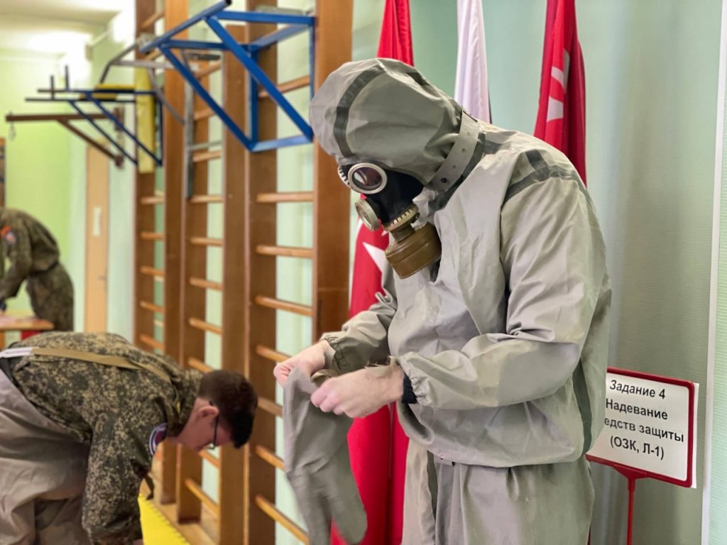 Ученики школы №878 приняли участие в практическом туре ВсОШ. Фото: страница школы №878 в социальных сетях