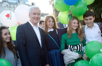 Мэр Москвы Сергей Собянин открыл сегодня пять обновленных городских улиц
