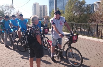 По территории ЮАО прошел третий этап велопробега «Я люблю Москву»