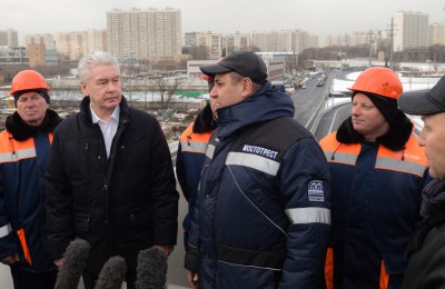 Мэр Москвы Сергей Собянин: В 2015 году было построено около 90 км новых дорог