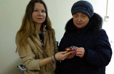 Фотоаппарат в дар преподнесли одной из участниц проекта