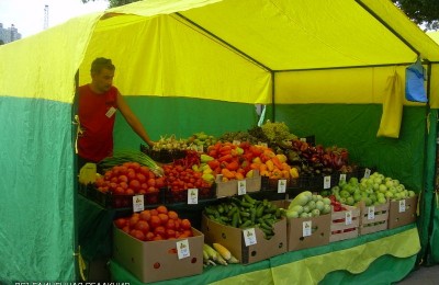 Палатка с овощами и фруктами в районе Орехово-Борисово Северное