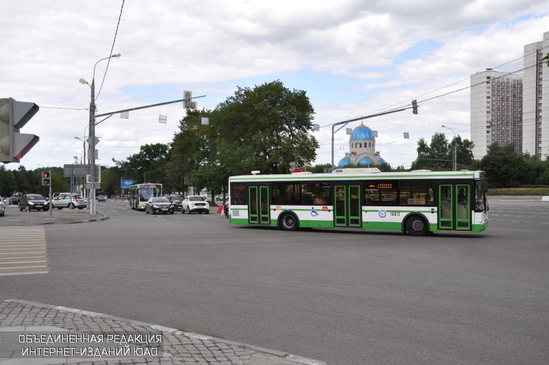 Автобус в районе Орехово-Борисово Северное