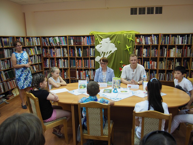 Встреча юных читателей с Татьяной Моисеевой и Андреем Матвеенко