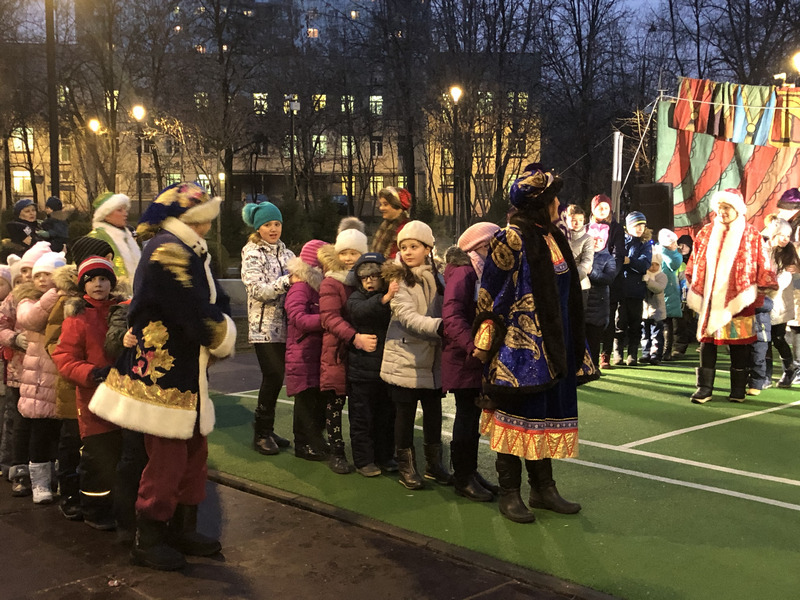 Уличные гуляния, Шипиловский сквер,Новогодняя сказка