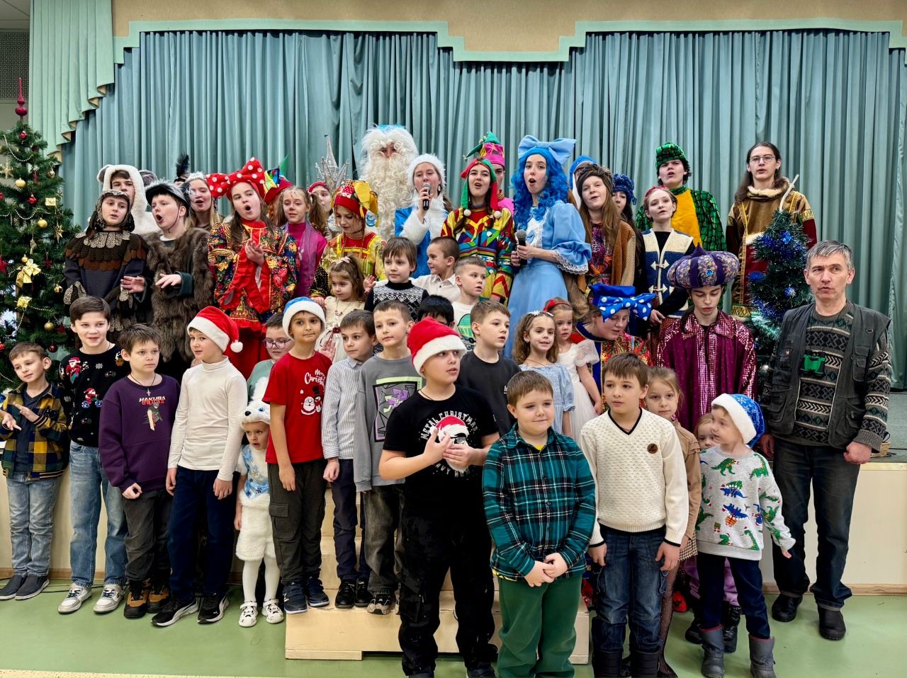 Новогодняя программа состоялась в Колледже «Царицыно». Фото: страница Колледжа «Царицыно» в социальных сетях